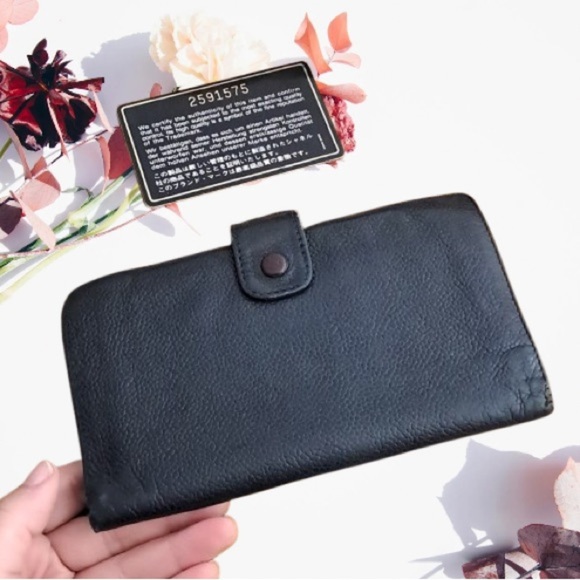 CHANEL Vintage Caviar Leather CC Bifold Wallet – Black -Rare Vintage - Picture 2 of 7
